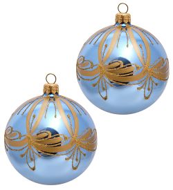 Элита НФШ-1218 Набор ел.украшений Шар 2шт «Веночек» 85 мм