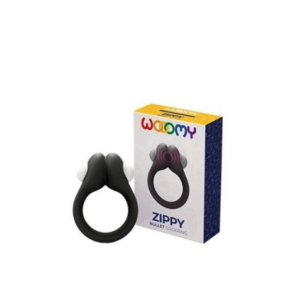 Эрекционное кольцо с вибрацией Zippy от WOOOMY (6 * 3 см)