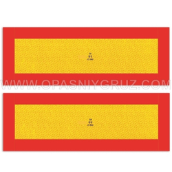 Наклейки Комплект задних опознавательных знаков на прицеп 565х196 мм RR