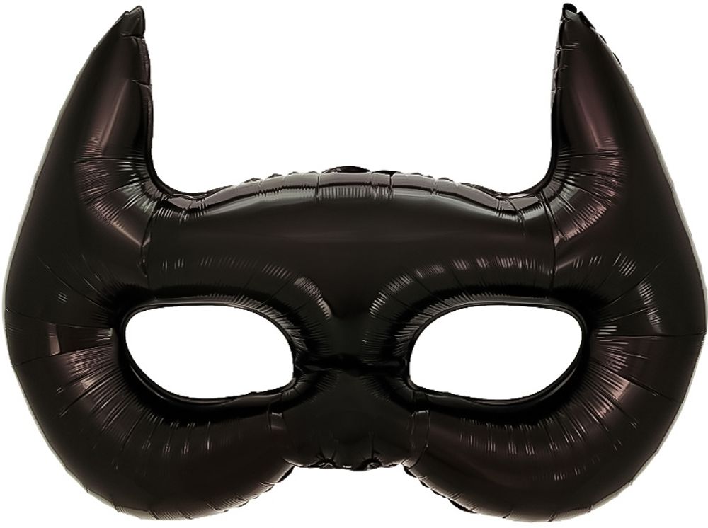 Шар (42&#39;&#39;/107 см) Фигура, Маска, Черный, 1 шт.