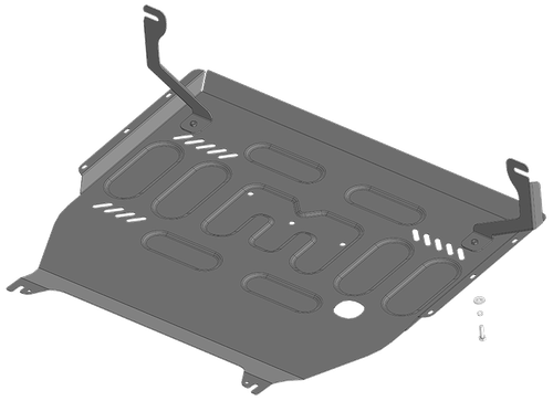 Защита стальная 2 мм Д, КПП Geely Tugella MOTODOR.74205