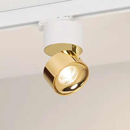 Светильник SP-PLURIO-TRACK-4TR-R77-9W Day4000 (WH-BRS, 36 deg, 230V) (Arlight, IP20 Металл, 3 года) 038100