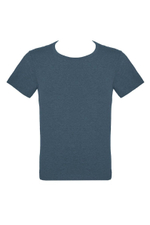 Мужская хлопковая футболка (Размер: XL) (Цвет: синий)