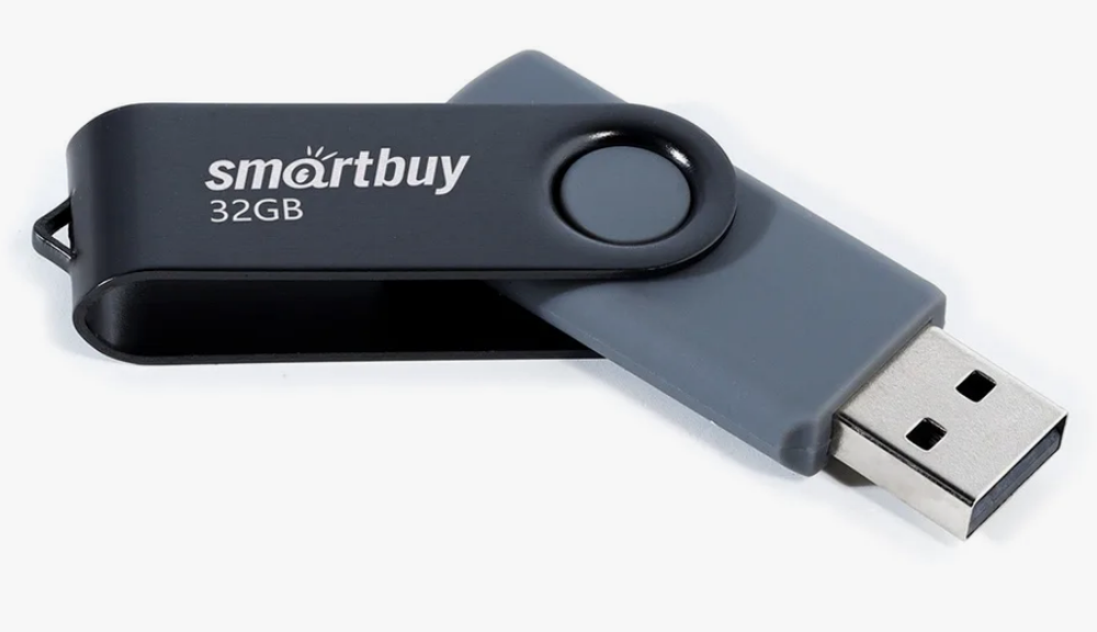Флешка 32-GB SMART-BUY Twist черный