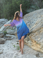 Платье ГРАДИЕНТ короткое (гортензия)