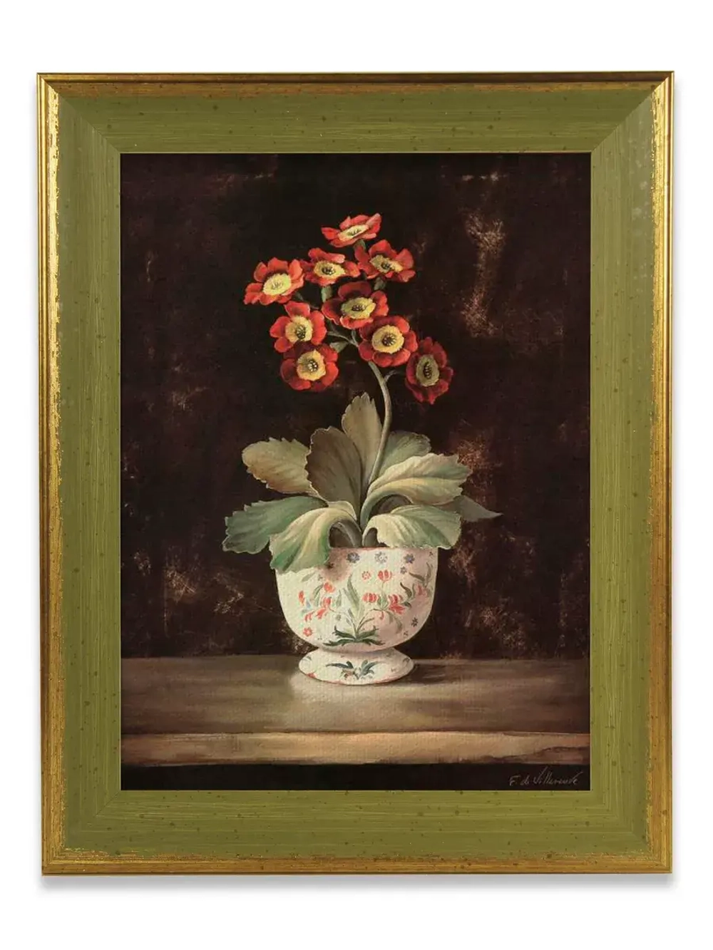 Картина в винтажной раме "Botanic" 25*32 см