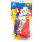 Шар латексный 35см Набор 5шт Лама HOLA (Ассорти)