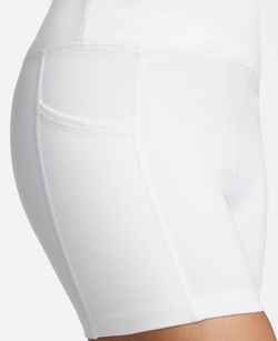 Женские теннисные шорты Nike Dri-Fit Club 4" Short - White Blue