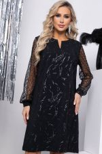 Платье "Моника" (блэк) П7767 LT Collection (Акция)