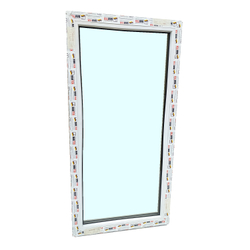 Пластиковое окно одностворчатое 58 мм 3 камеры 2 стекла