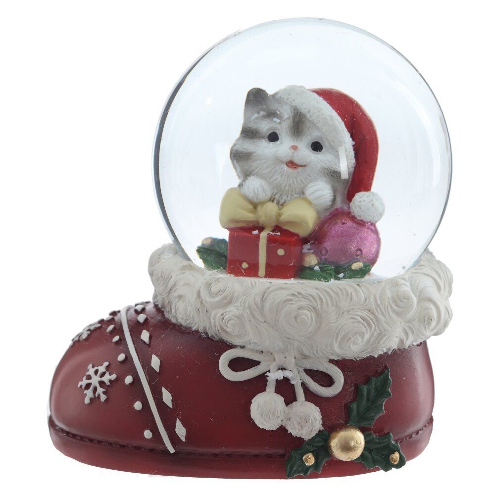 GAEM Фигурка декоративная "Котенок" в стекл шаре, D 6.5 см, L8,5 W6,5 H9,5 см