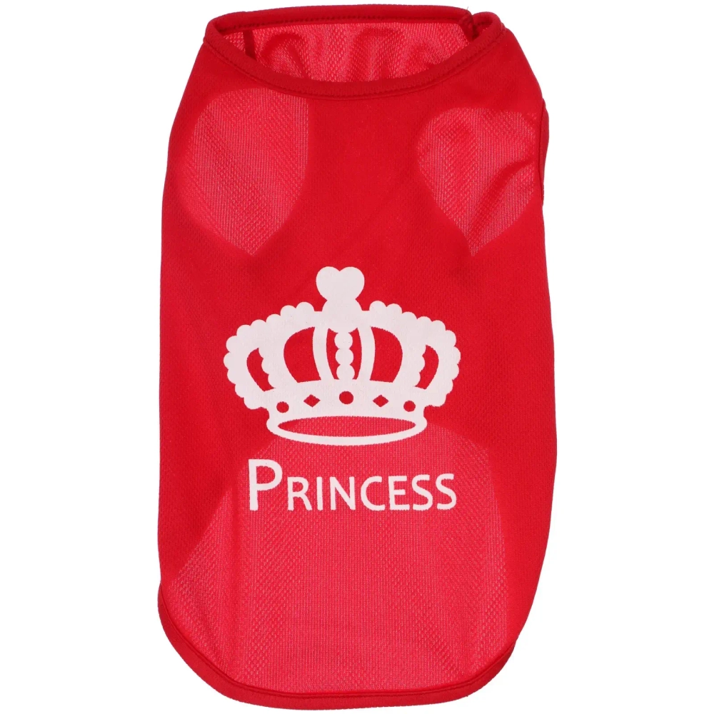Майка для кошек и собак мелких пород «Бонита на стиле», мамина принцесса, размер М (обхват шеи 28, длина спинки 29см, объем груди 42см, от 3 до 6кг)