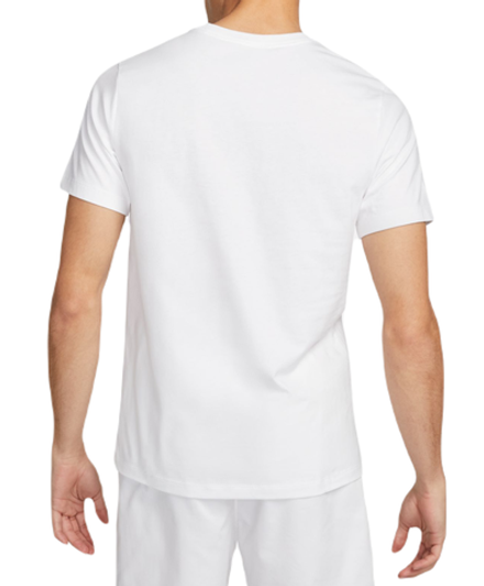 Мужская теннисная футболка Nike Court Tennis T-Shirt - white