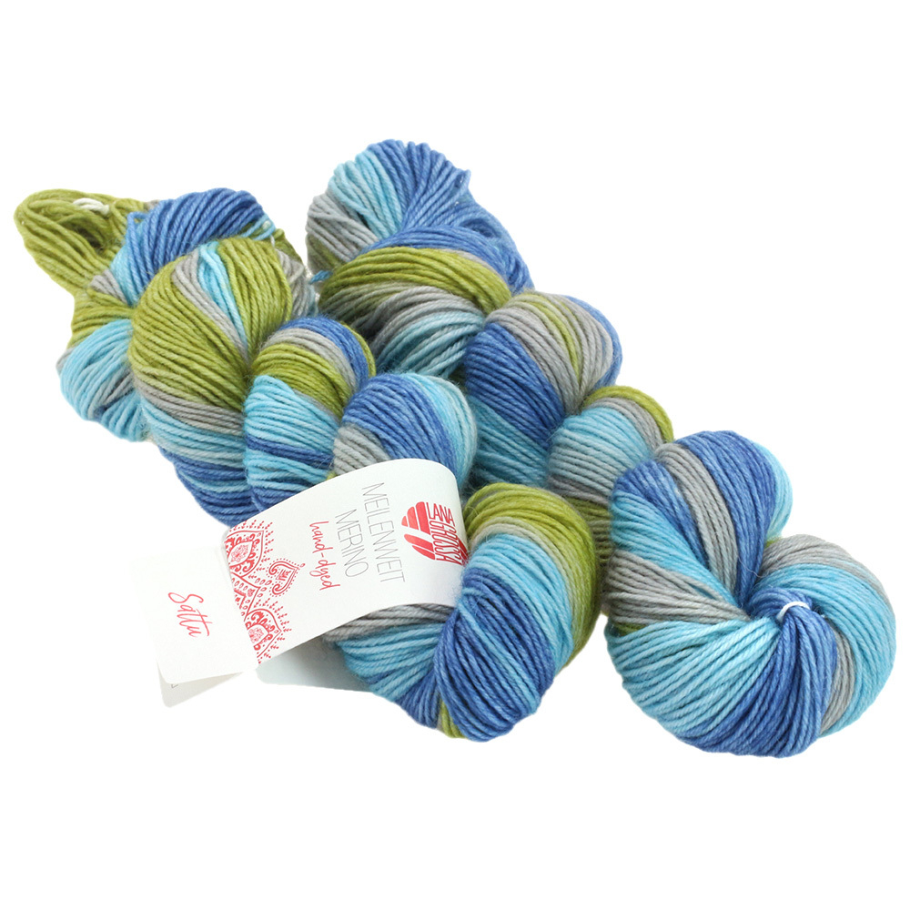 -45% Lana Grossa Meilenweit Merino | Hand-Dyed | 2х50г