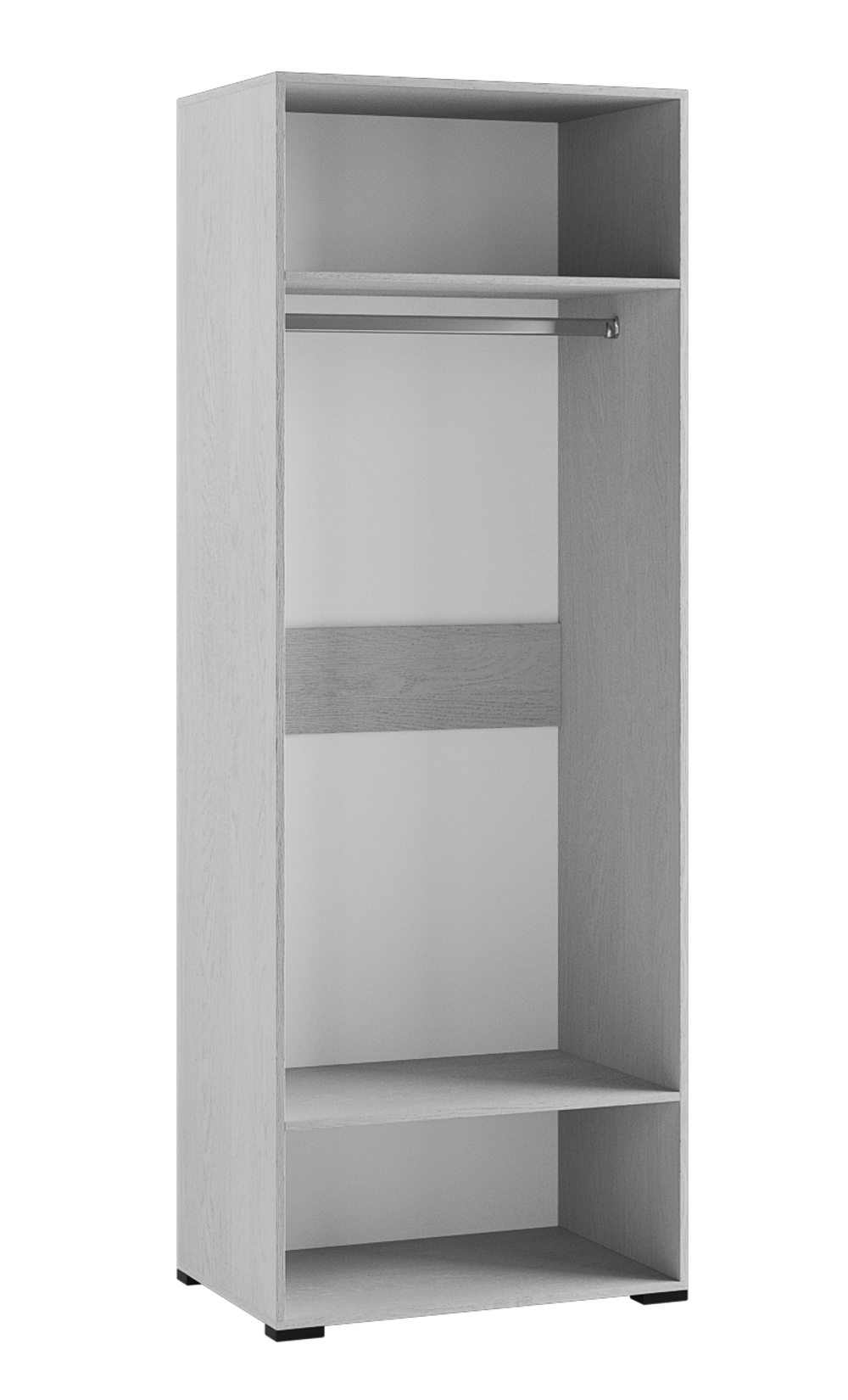 Шкаф с зеркалом Модена МШ-22, ясень анкор светлый