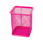 Подставка-стакан для канцтоваров Alingar, металлическая, квадратная, сетчатая, ассорти