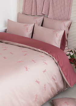 Постельное белье 1.5 спальное Bovi Fairy Tale пудрово-розовое Португалия