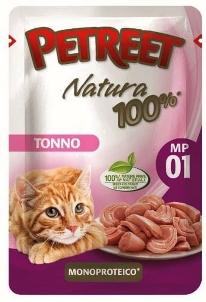 Petreet Паучи для кошек Тунец 70 г