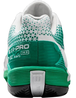 Мужские кроссовки теннисные Wilson Rush Pro 4.0 Clay - белый