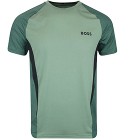 Теннисная футболка BOSS Matchball TOC Slim-Fit - open green