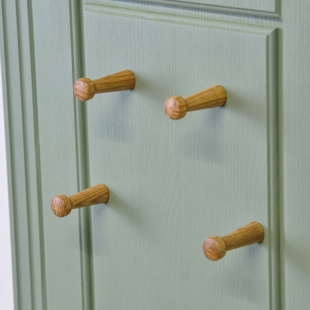 Вешалки настенные Неаполь для одежды из массива сосны, 2 шт.