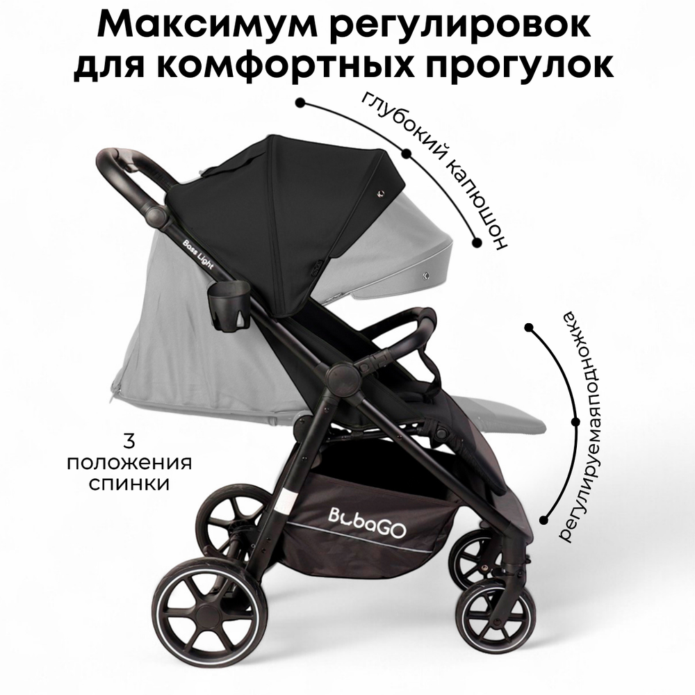 Прогулочная коляска BubaGO Bass Light
