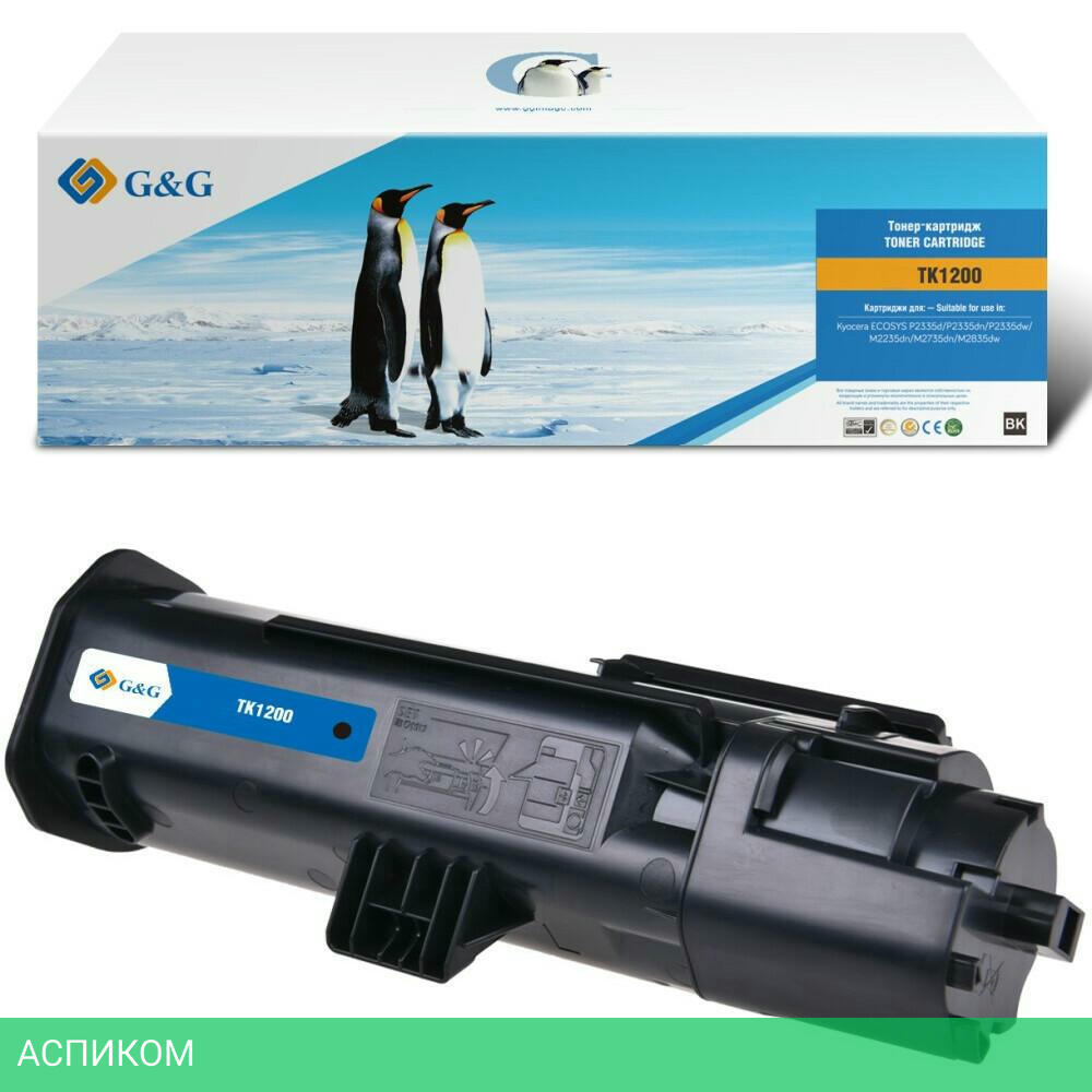 Картридж G&G GG-TK1200 черный
