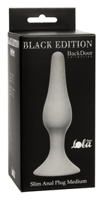 Анальная пробка Slim Anal Plug Medium Grey 4206-03Lola