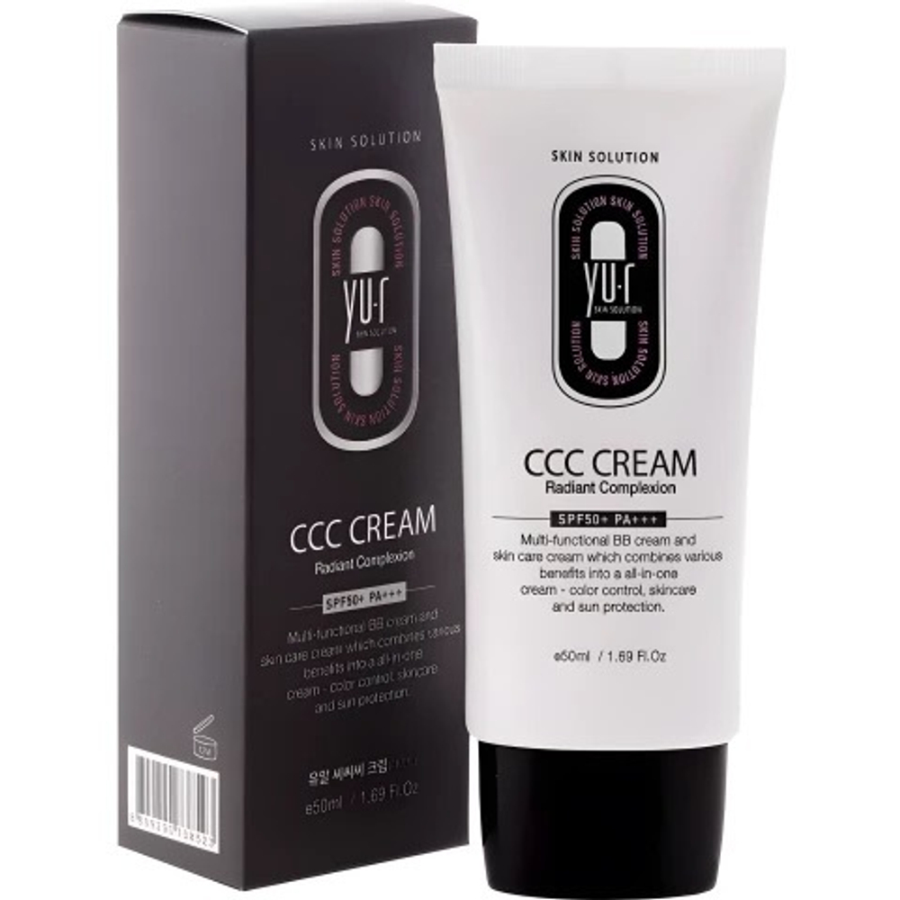 Yu.R Корректирующий крем для лица Yu.r ССС Cream Medium (Средний беж), 50 мл, SPF50+