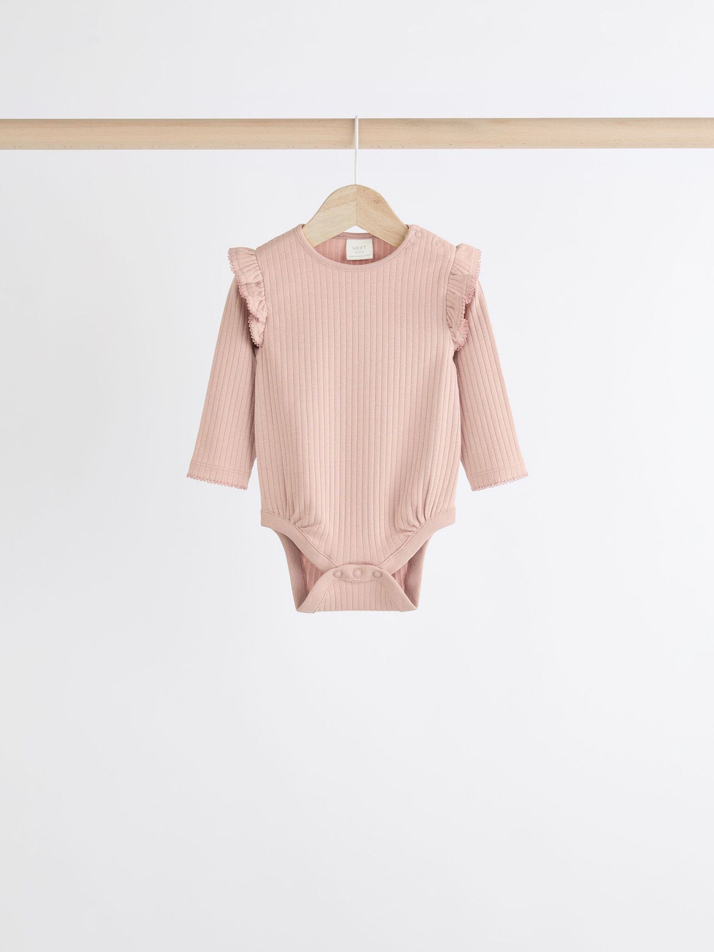 Боди с длинным рукавом для малышей Next Q95-122, Розовый