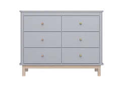 Комод Classic 6 ящиков (серый)