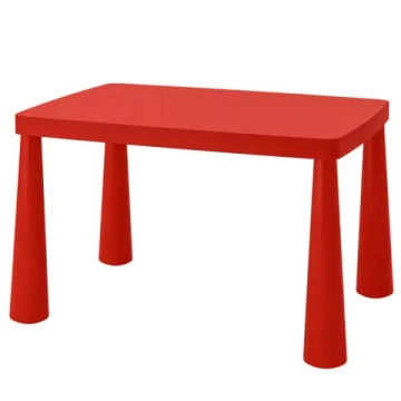 Детский стол BARNBORD, 77х55х48 см, полипропилен, красный
