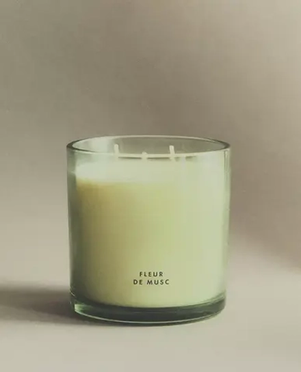 ZARA HOME АРОМАТИЧЕСКАЯ СВЕЧА FLEUR DE MUSC (400 Г)