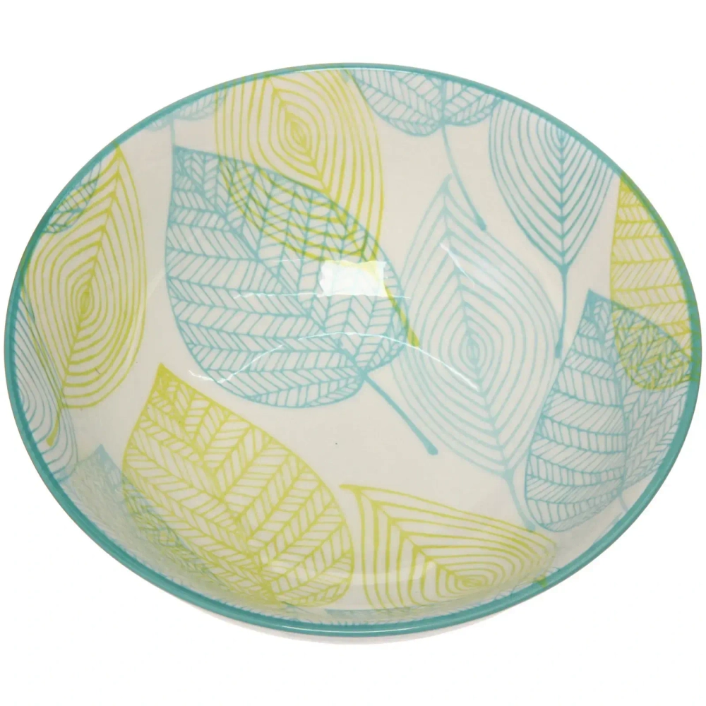 Салатник керамический «Эдельвейс» 17,5*6см, желто-голубой