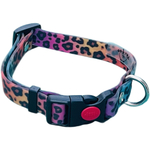 Ошейник леопардовый из Биотана для собак , ширина 20 мм, длина 30-40 см