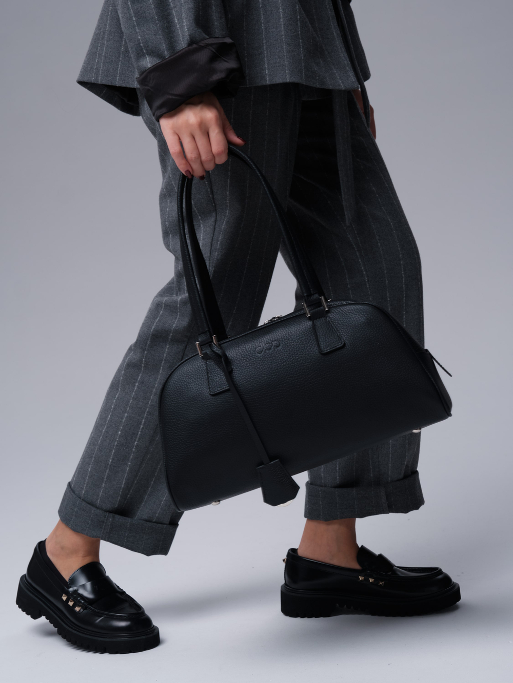 Кожаная сумка DBR 31358 черный