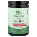 Terra Origin, Healthy Greens, киви и клубника, 315,6 г (11,13 унции)