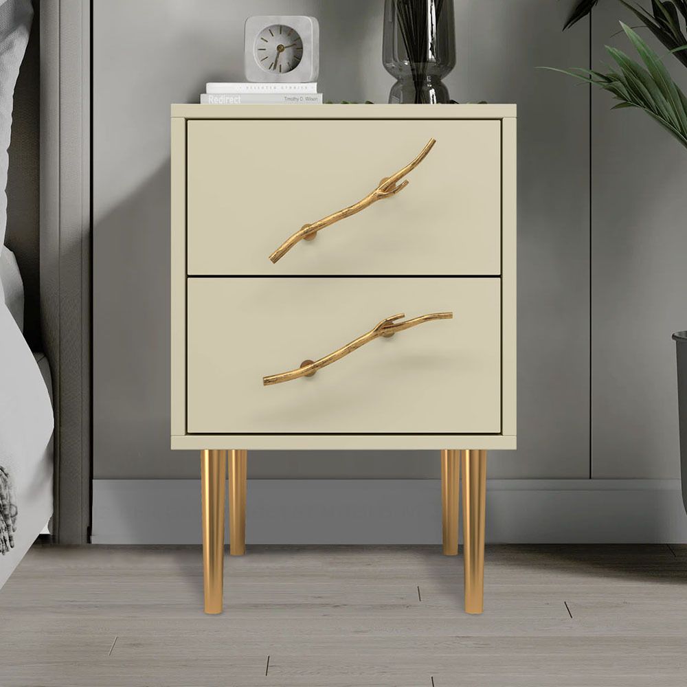 Тумба Арт Колор matte Стайл Голд Серый шелк матовый