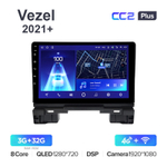 Teyes CC2 Plus 10,2"для Honda Vezel 2021+