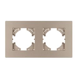 Рамка пластиковая FRM-PERIO-PL-2-GD (Arlight, -) 049753