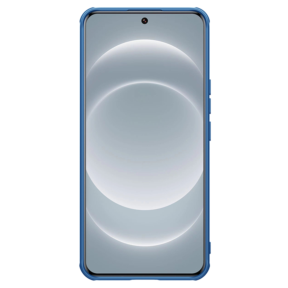 Чехол синего цвета от Nillkin с металлической откидной крышкой для камеры на Xiaomi 14 Ultra, серия CamShield Prop Case