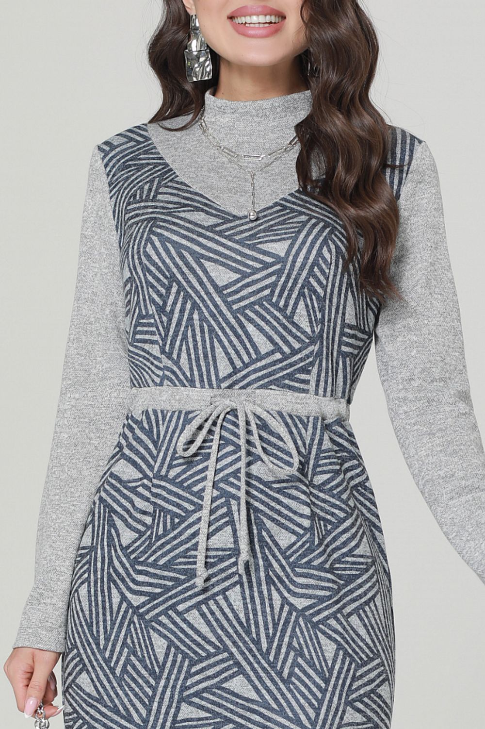 Платье Новый облик, принт DStrend (Акция)