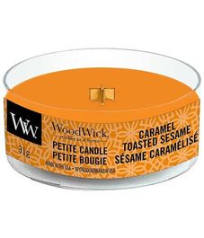 Карамель и жареный кунжут, ароматическая свеча мини, WoodWick