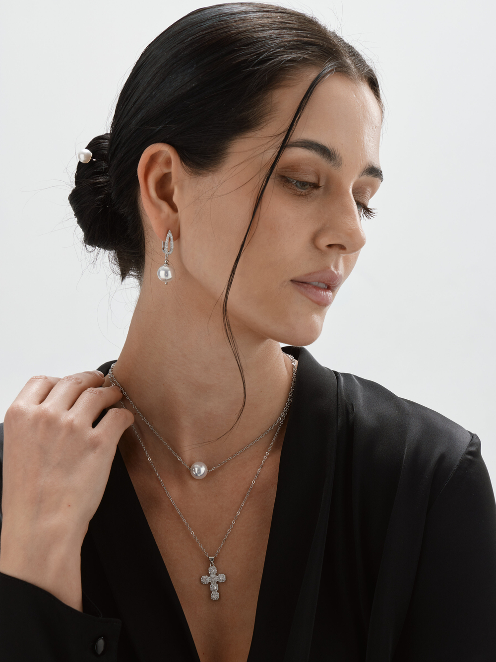 91003850 Колье Selena Pearls