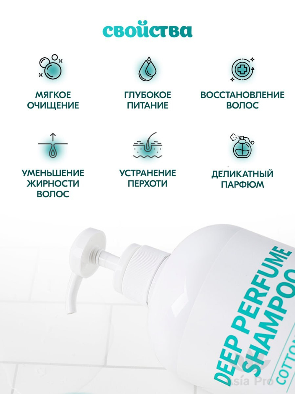 Уходовый шампунь-парфюм для всей семьи, 1500мл
