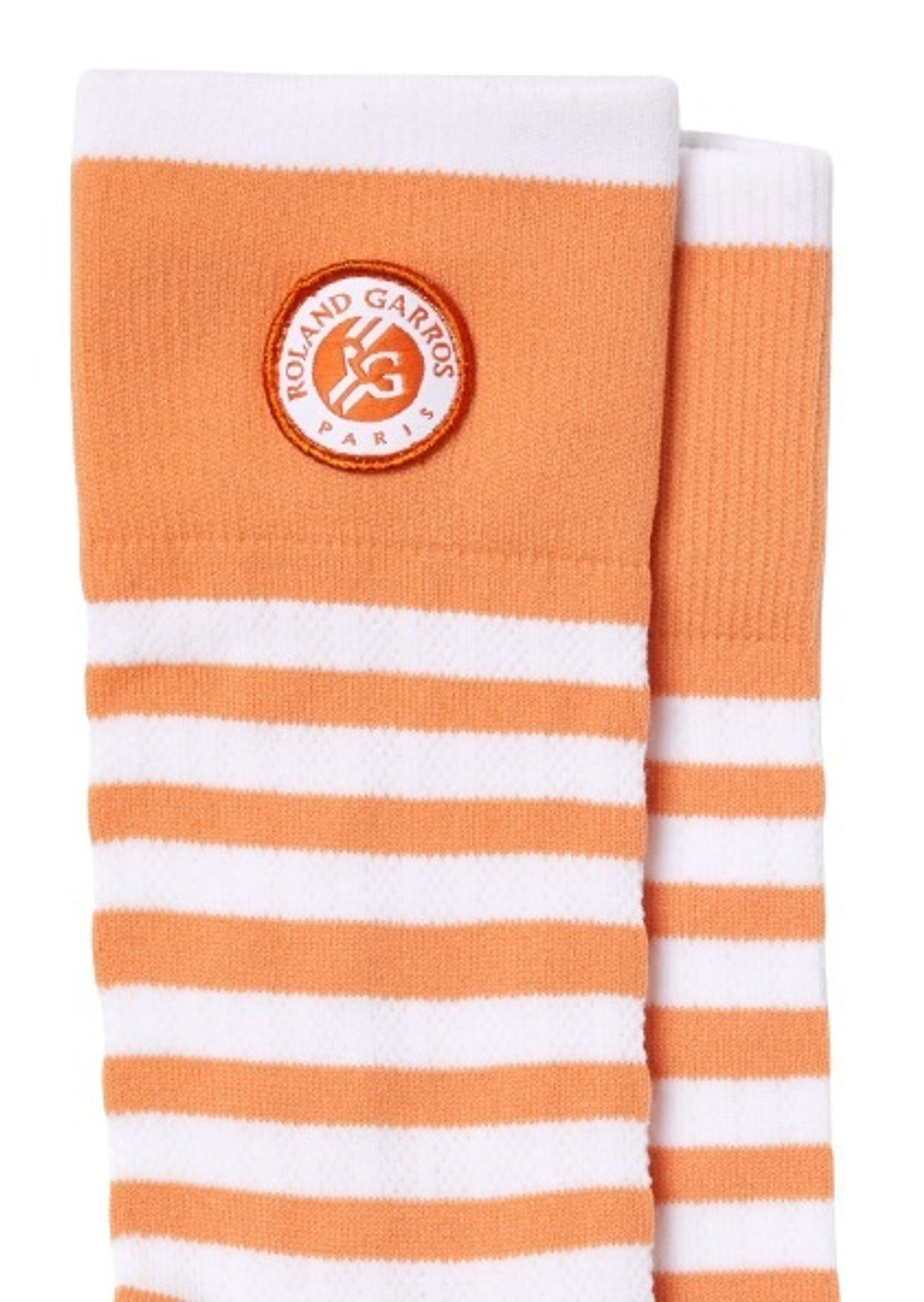 Теннисные носки Lacoste SPORT Roland Garros Edition Striped Socks 1P - Оранжевый