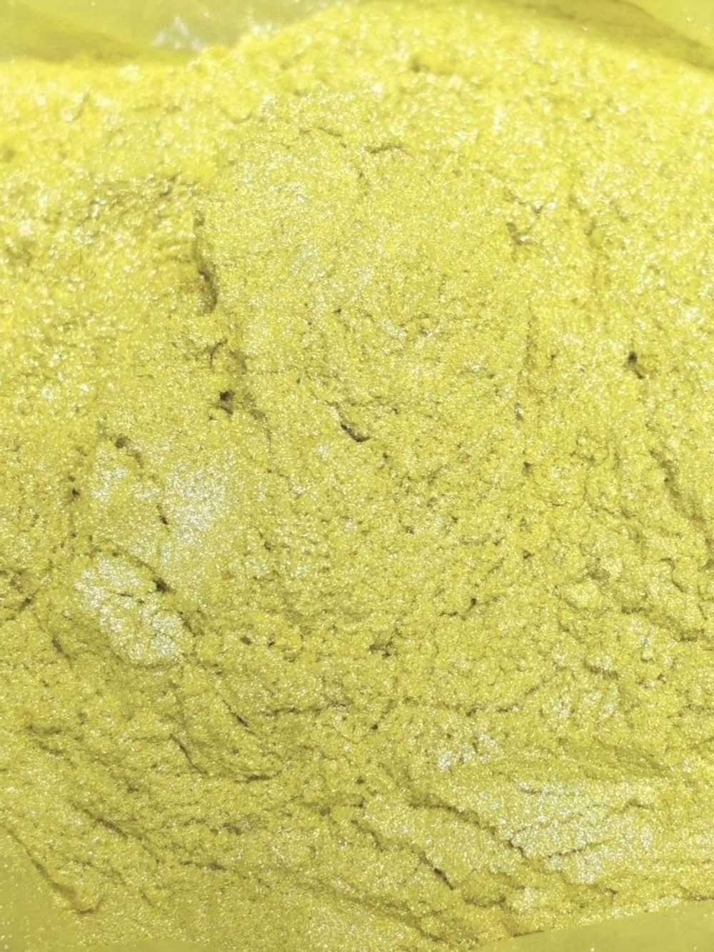 Премиум пигмент 8900 - Жёлтый (с серебром) мерцающий - универсальный