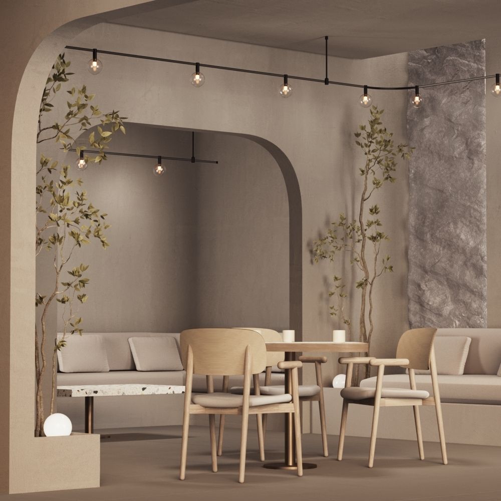 Трековый магнитный светодиодный светильник Maytoni Flexity   TR205-1-3W3K-B