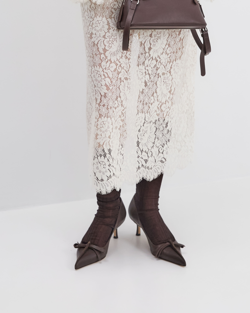 Туфли из натуральной кожи шоколадный