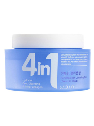 Dr.CELLIO Бальзам для лица очищающий с гидролизованным коллагеном, 100мл